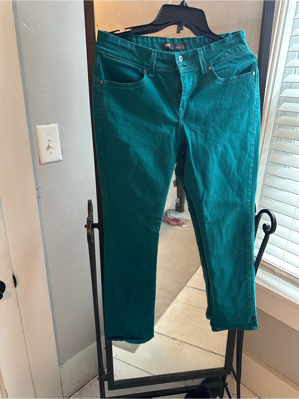 Levi's Teal Skinny Jeans